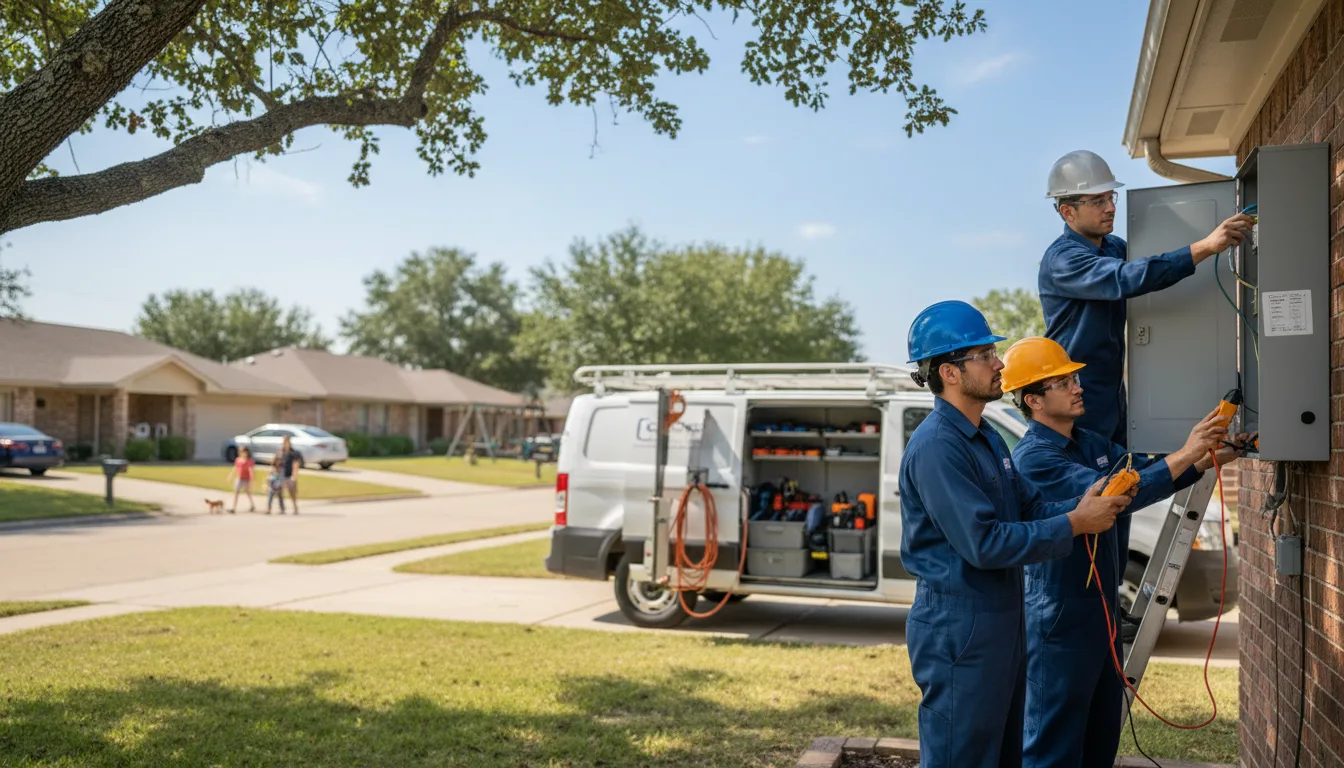 Certified electrician providing emergency electrical services in Wisner, NE